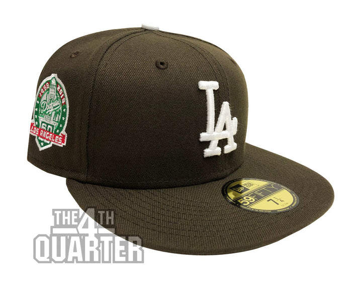 Dodgers Fitted 59Fifty Cafe Con Leche Brown Hat Cap Camel UV - THE 4TH QUARTER