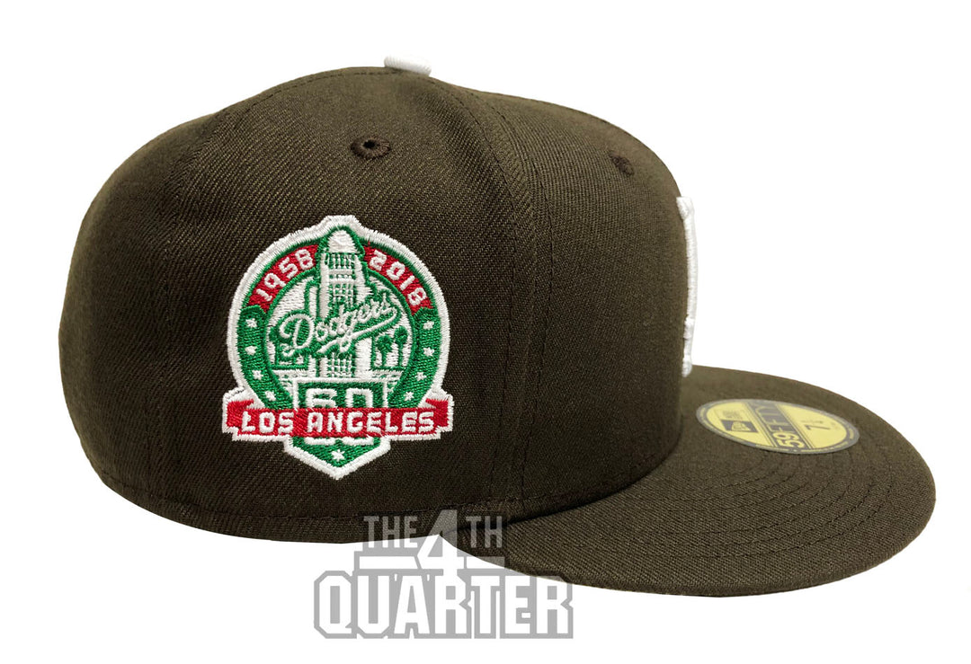 Dodgers Fitted 59Fifty Cafe Con Leche Brown Hat Cap Camel UV - THE 4TH QUARTER