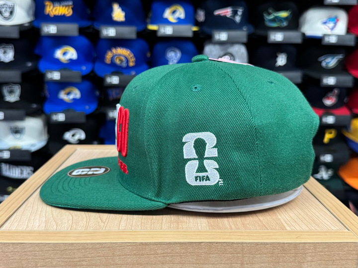 Mexico FIFA World Cup 2026 Snapback Hat Cap Green - THE 4TH QUARTER