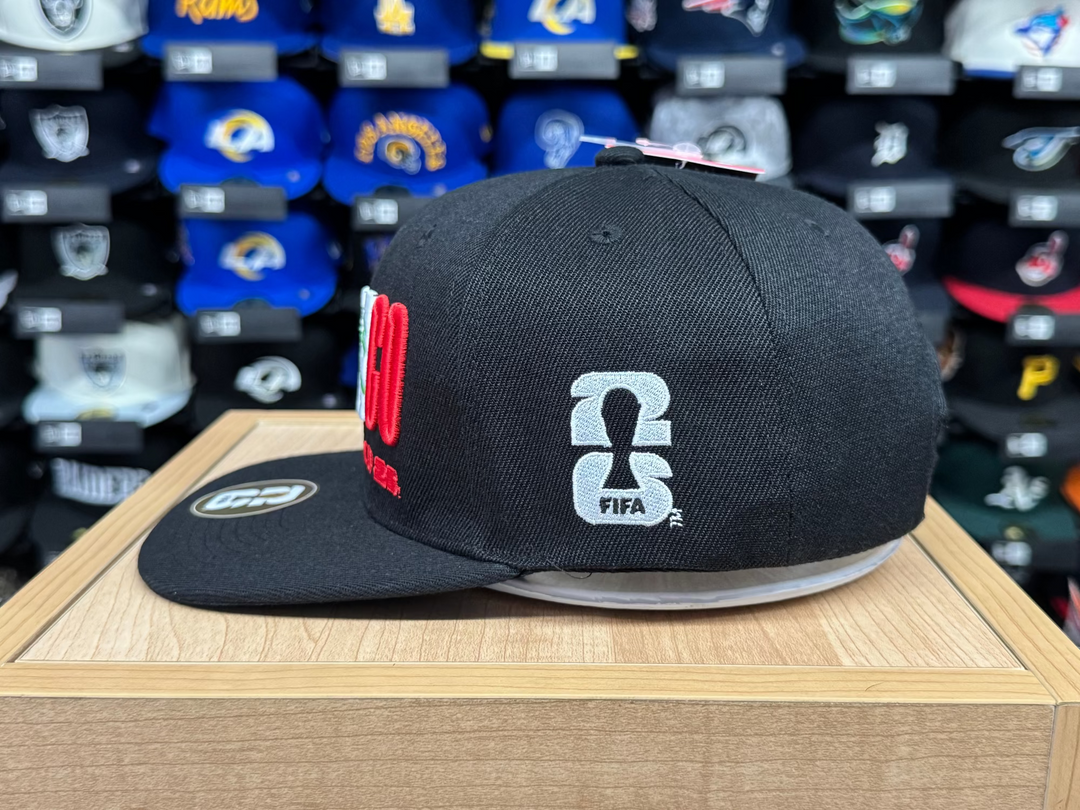 Mexico FIFA World Cup 2026 Snapback Hat Cap Black - THE 4TH QUARTER