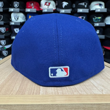 Los Angeles Dodgers Fitted New Era 59Fifty Samurai Kanji 2025 WS Champions Blue Cap Hat Grey UV - THE 4TH QUARTER