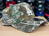 Los Angeles Dodgers Snapback 9Forty New Era A-Frame 2025 Back to Back Champions Realtree Hat Cap Chrome UV - THE 4TH QUARTER