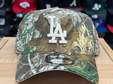 Los Angeles Dodgers Snapback 9Forty New Era A-Frame 2025 Back to Back Champions Realtree Hat Cap Chrome UV - THE 4TH QUARTER