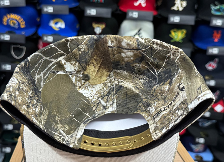 Los Angeles Dodgers Snapback 9Forty New Era A-Frame 2025 Back to Back Champions Realtree Hat Cap Chrome UV - THE 4TH QUARTER
