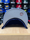 Los Angeles Dodgers Fitted New Era 59Fifty Wordmark #8 Blue Cap Hat Grey UV - THE 4TH QUARTER