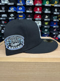 Brooklyn Dodgers Fitted New Era 59Fifty 1955 1st World Series Black Cap Hat Grey UV - THE 4TH QUARTER