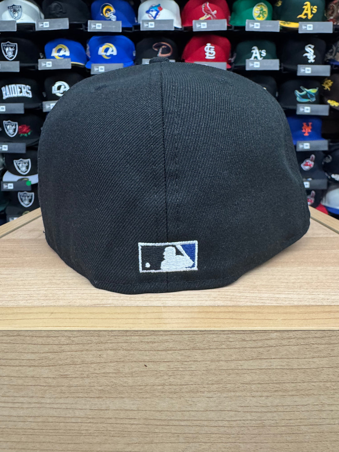 Brooklyn Dodgers Fitted New Era 59Fifty 1955 1st World Series Black Cap Hat Grey UV - THE 4TH QUARTER