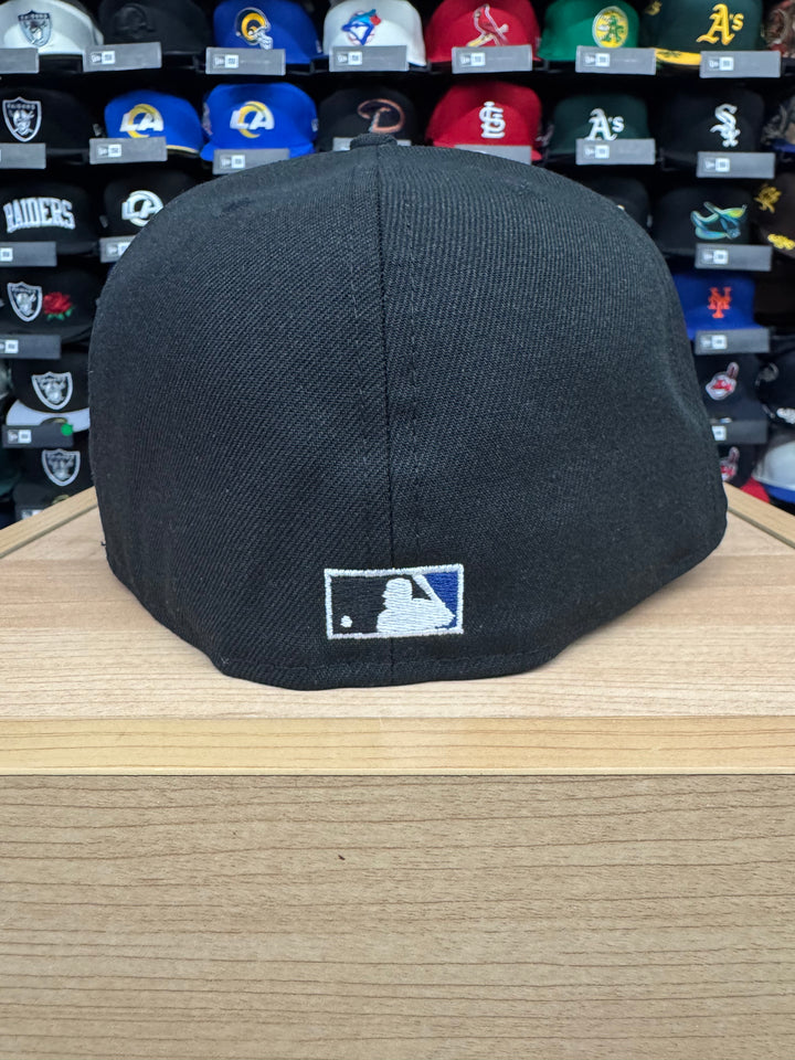 Brooklyn Dodgers Fitted New Era 59Fifty 1955 1st World Series Black Cap Hat Grey UV - THE 4TH QUARTER