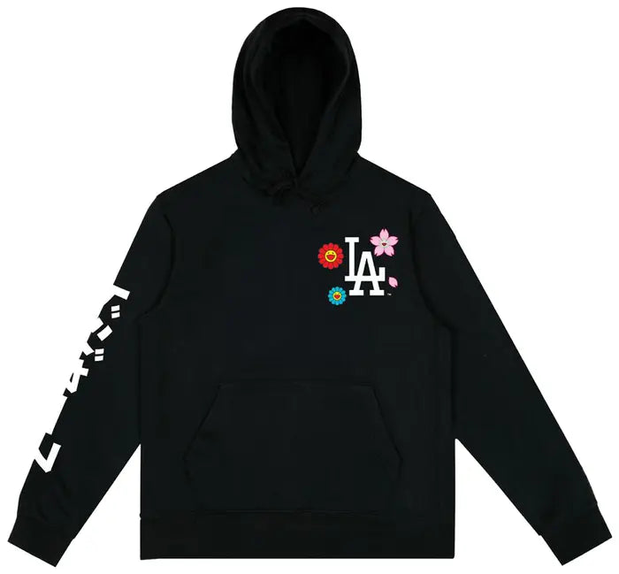 Los Angeles Dodgers Mens Fanatics Takashi Murakami Hoodie Black - THE 4TH QUARTER