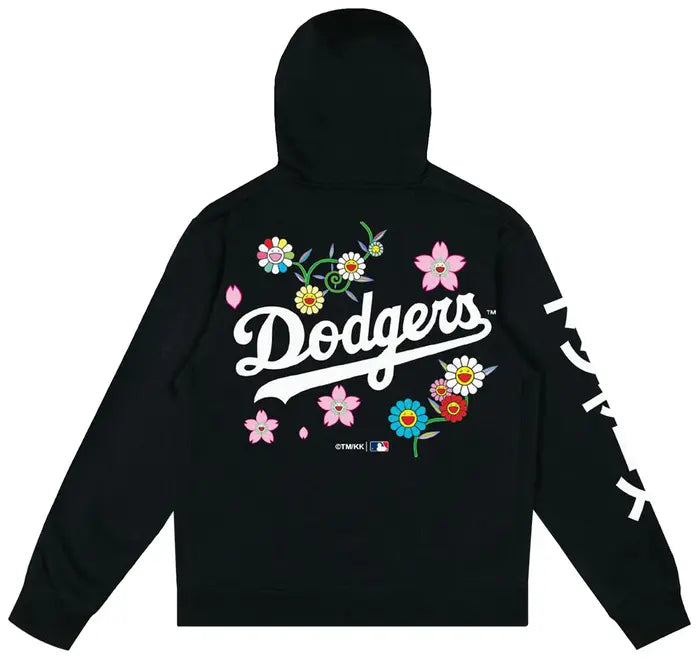 Los Angeles Dodgers Mens Fanatics Takashi Murakami Hoodie Black - THE 4TH QUARTER