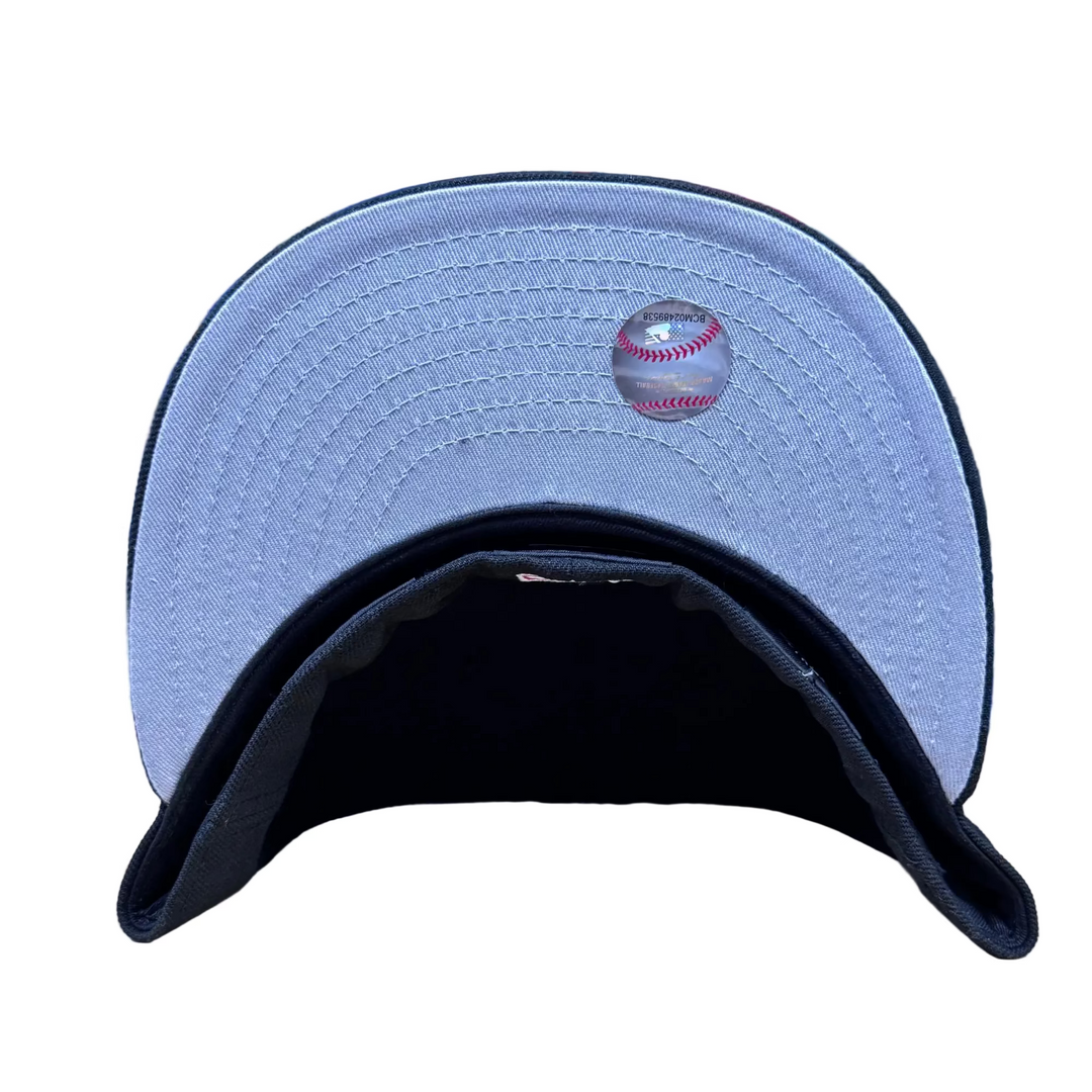 Los Angeles Dodgers Fitted New Era 59Fifty Flawless Black Cap Hat Grey UV