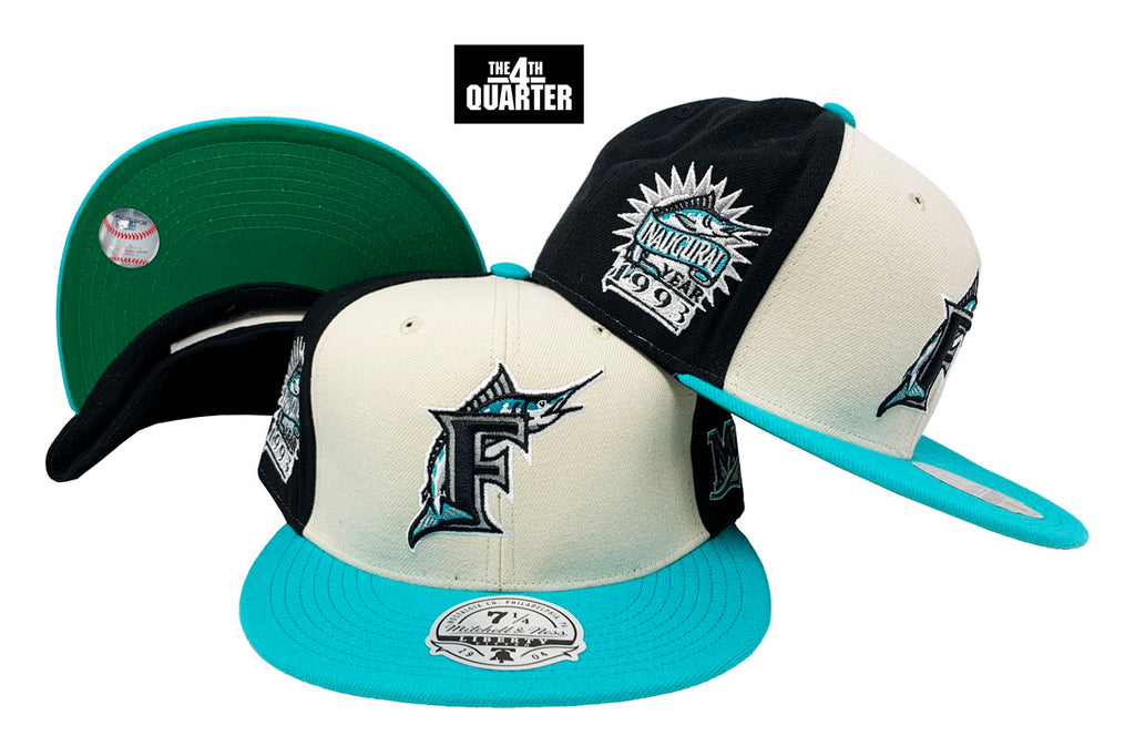 Florida Marlins Mitchell & Ness Fitted Homefield Coop Cap Hat