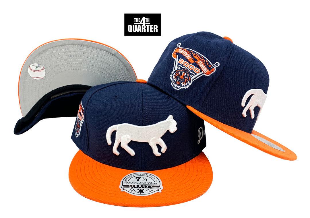 Detroit Tigers Mitchell & Ness Fitted Bases Loaded Coop Cap Hat Grey UV - THE 4TH QUARTER