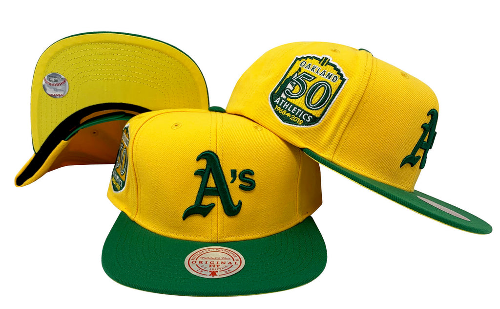 Oakland Athletics Snapback Mitchell & Ness Hometown 2 Tone Coop Cap Ha –  THE 4TH QUARTER