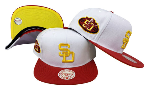 San Diego Padres Snapback Mitchell & Ness Hometown 2 Tone Coop Cap Hat