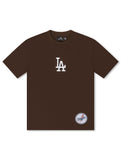 Los Angeles Dodgers Mens Sweatshirt Pro Standard Wingspan T-Shirt Brown