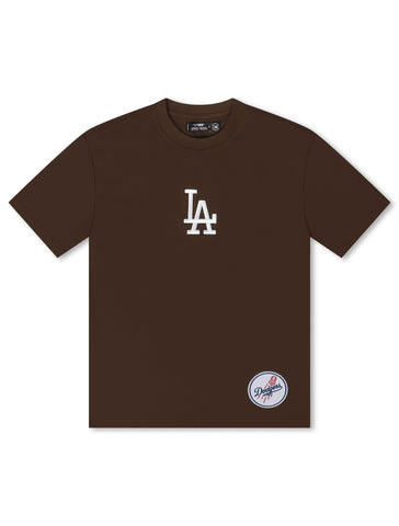 Los Angeles Dodgers Mens Sweatshirt Pro Standard Wingspan T-Shirt Brown