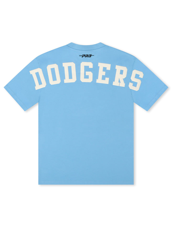Los Angeles Dodgers Mens Sweatshirt Pro Standard Wingspan T-Shirt University Sky Blue - THE 4TH QUARTER