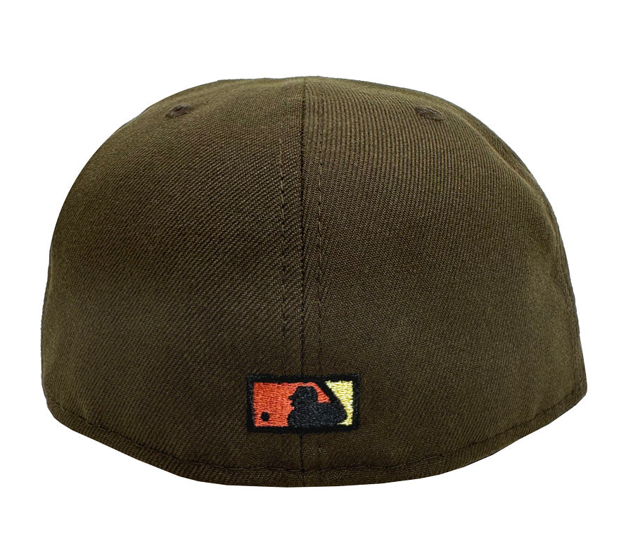 Dodgers New Era 59Fifty Fitted Brown Black Jackie 60th Hat Cap Copper UV - THE 4TH QUARTER