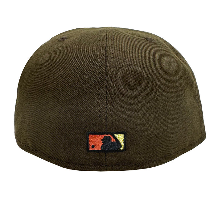 Dodgers New Era 59Fifty Fitted Brown Black Jackie 60th Hat Cap Copper UV - THE 4TH QUARTER