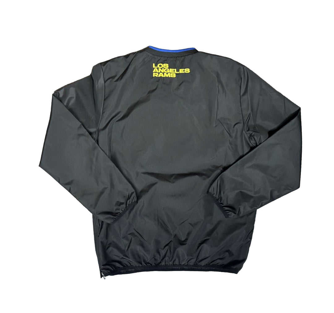 Los Angeles Rams Mens Crossover V-Neck G-III Jacket - THE 4TH QUARTER