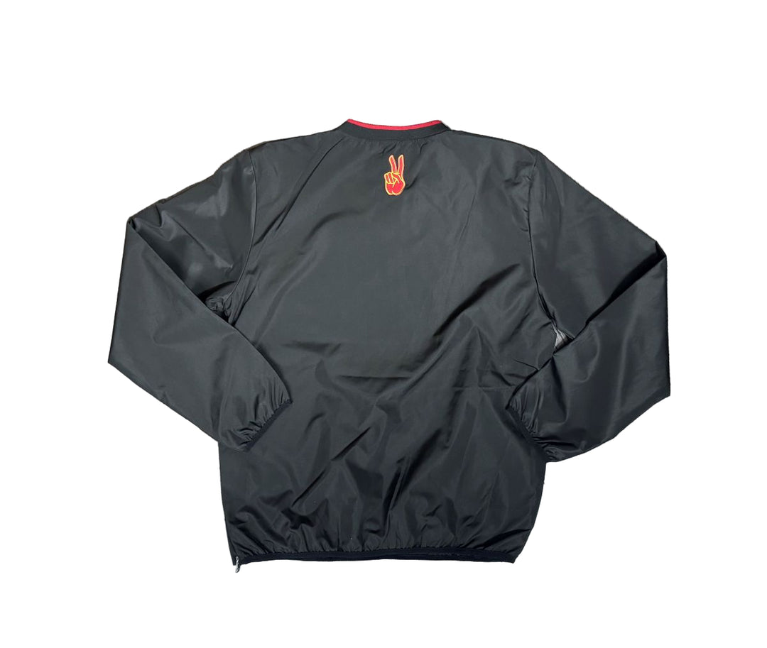 USC Trojans Mens Crossover V-Neck G-III Jacket Black - THE 4TH QUARTER