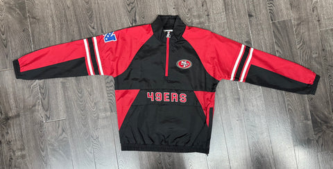 San Francisco 49ers Mens Prospect 1/4 Zip Starter Jacket