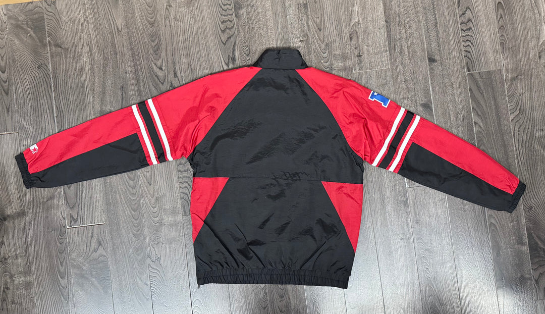 San Francisco 49ers Mens Prospect 1/4 Zip Starter Jacket - THE 4TH QUARTER