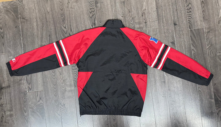 San Francisco 49ers Mens Prospect 1/4 Zip Starter Jacket - THE 4TH QUARTER