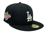 Los Angeles Dodgers Fitted New Era 59Fifty 88 World Series Black Cap Hat Grey UV