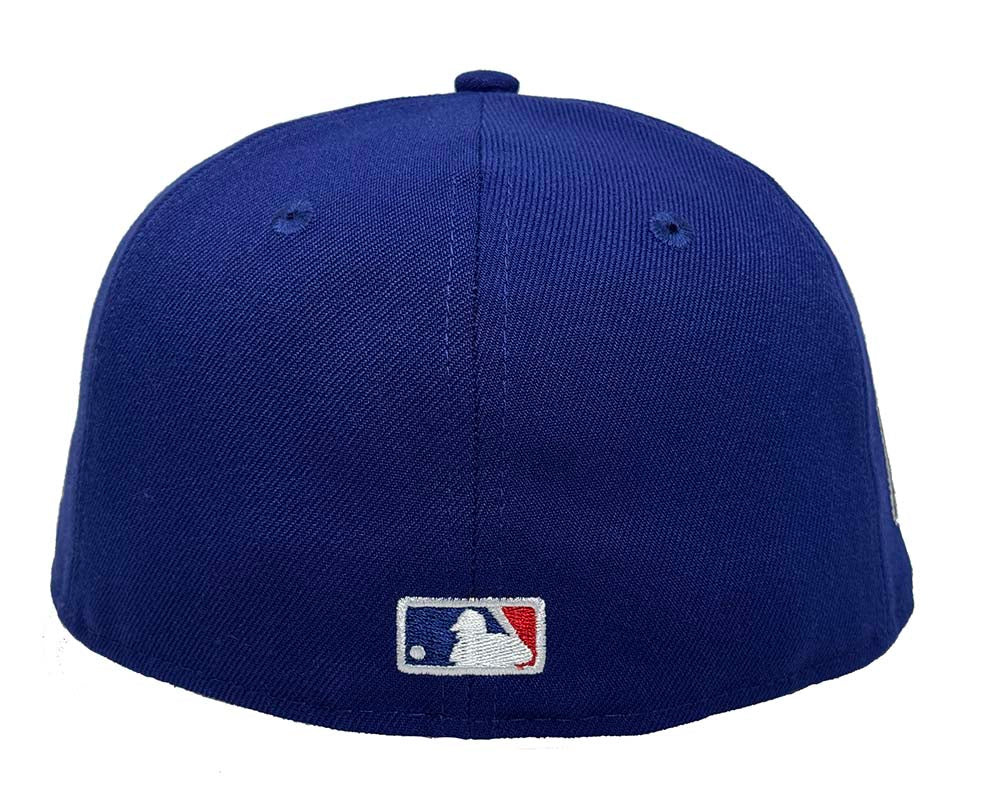 Los Angeles Dodgers Fitted New Era 59Fifty 2024 Metallic Silver WS Blue Cap Hat Grey UV - THE 4TH QUARTER