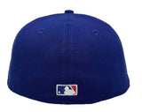 Los Angeles Dodgers Fitted New Era 59Fifty 2024 Silver WS Blue Cap Hat Grey UV