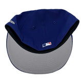 Los Angeles Dodgers Fitted New Era 59Fifty 2024 Silver WS Blue Cap Hat Grey UV