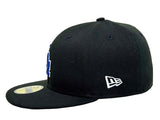 Los Angeles Dodgers Fitted New Era 59Fifty 2024 WSC BLWO Black Cap Hat Grey UV