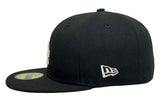 Los Angeles Dodgers Fitted New Era 59Fifty Ivory 2024 WSC Circle Black Cap Hat Pink UV
