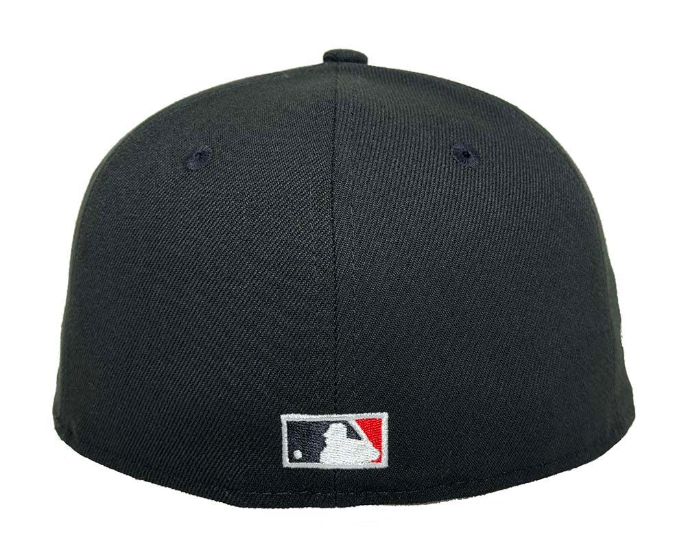 Los Angeles Dodgers Fitted New Era 59Fifty Large Logo 1988 WS Black Cap Hat Green UV - THE 4TH QUARTER