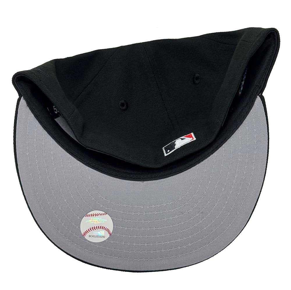 Los Angeles Dodgers Fitted New Era 59Fifty 1981 WS Black Cap Hat Grey UV - THE 4TH QUARTER