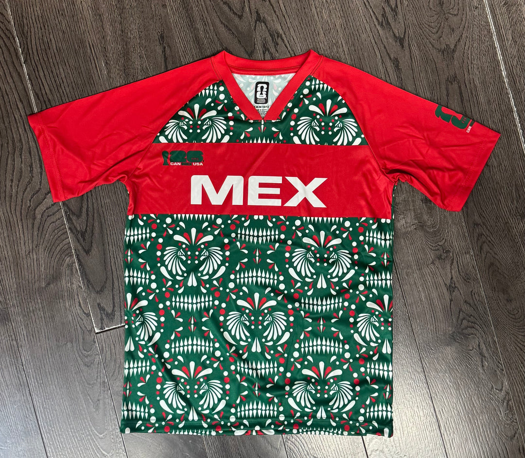 Mexico Youth FIFA World Cup 2026 Jersey RED GREEN - THE 4TH QUARTER