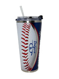 Los Angeles Dodgers 32 oz. Big Slim Gameball Tumbler