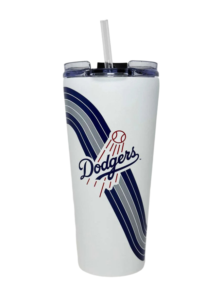 Los Angeles Dodgers 30 oz. Big Slim Retro Wave Tumbler - THE 4TH QUARTER