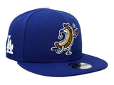 Los Angeles Dodgers Youth Snapback New Era 9Fifty Mascot Dodger Dog Cap Hat Blue