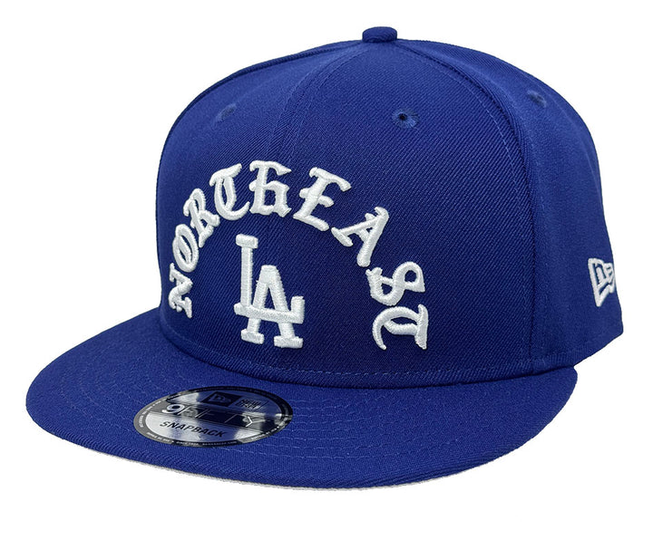 Los Angeles Dodgers Snapback New Era 9Fifty Gothic Northeast Cap Hat Blue - THE 4TH QUARTER