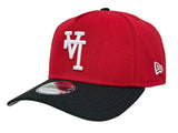 Los Angeles Dodgers Snapback 9FORTY New Era A-Frame Upside Down Logo Cap Hat Red Black