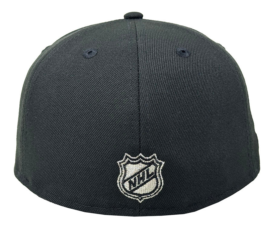 Los Angeles Kings Fitted New Era 59Fifty Metallic Script Cap Hat Black - THE 4TH QUARTER