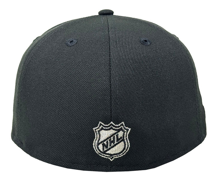 Los Angeles Kings Fitted New Era 59Fifty Metallic Script Cap Hat Black - THE 4TH QUARTER