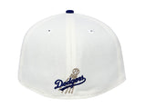 Los Angeles Dodgers Fitted New Era 59Fifty 2024 World Series Parade Chrome Blue Cap Hat Grey UV