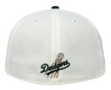 Los Angeles Dodgers Fitted New Era 59Fifty 2024 World Series Parade Chrome Green Cap Hat Grey UV