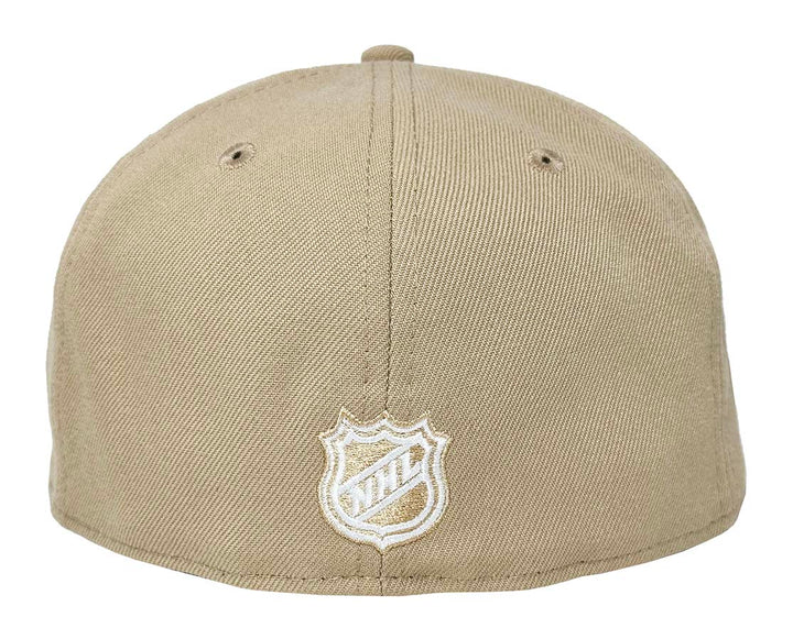 Los Angeles Kings Fitted New Era 59Fifty Script Cap Hat Camel - THE 4TH QUARTER