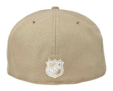 Los Angeles Kings Fitted New Era 59Fifty Script Cap Hat Camel