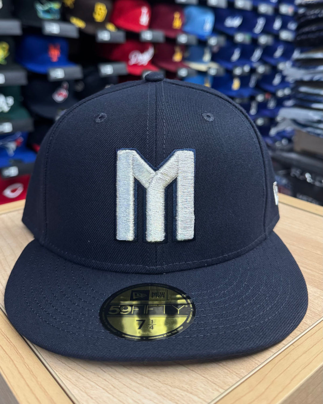 Sultanes de Monterrey Fitted New Era 59Fifty LMB 2026 Alternate Navy Hat Cap - THE 4TH QUARTER